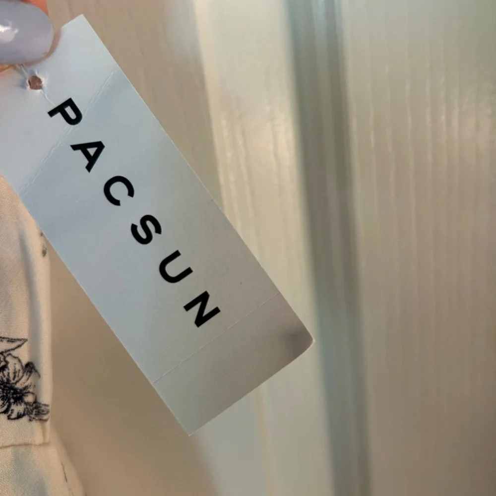 NWT Pacsun Blue Floral Mini Dress // LA hearts // Size Large - Picture 7 of 10